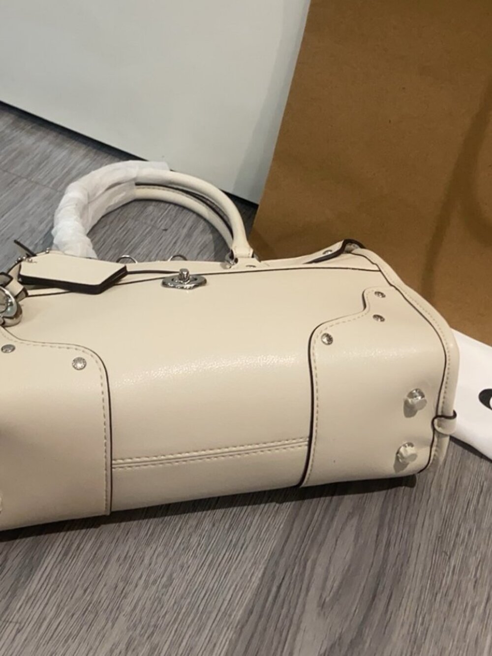 Coach Retro Riveted Doctor Handbag - Picture 6 of 6